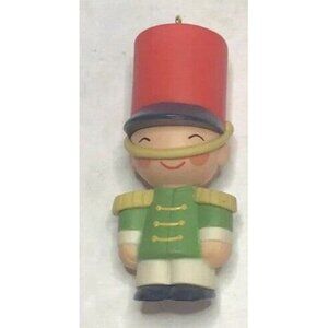 Hallmark 2010 Smiling Soldier Ornament Cute Red Hat Green Uniform Collectible Ho